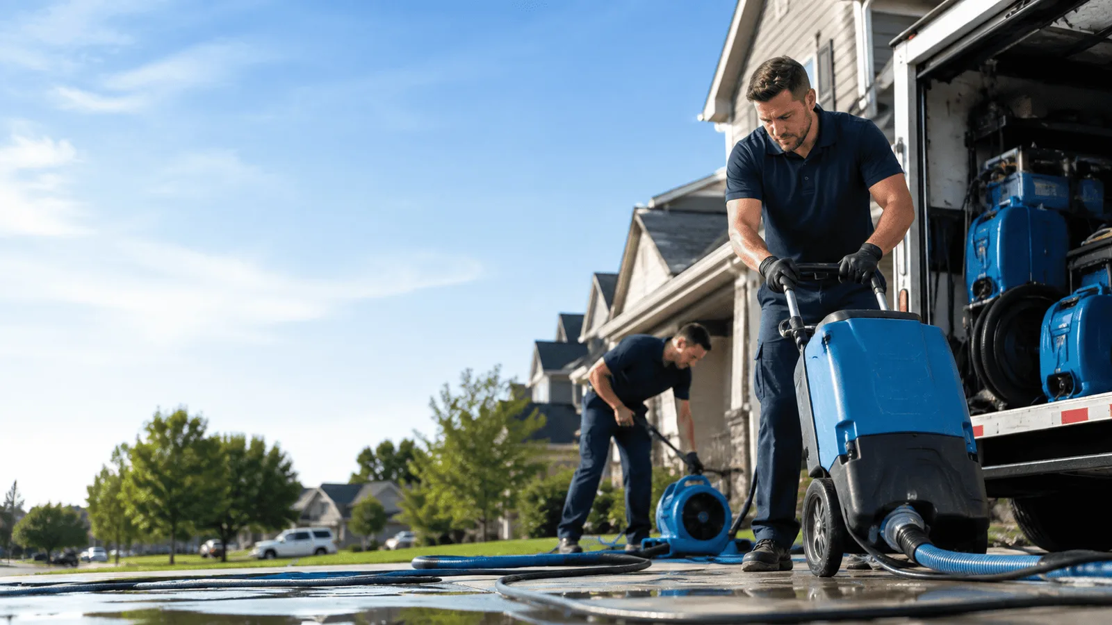 Dehumidification being performed in Cottonwood Heights, UT